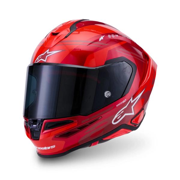 Alpinestars Alpinestars S-R7 A-Core Full Face Helmet - Black White Red Gloss
